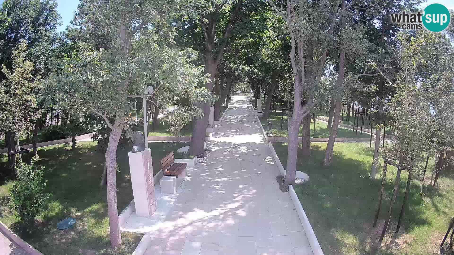 Writers’ Park Webcam Senj – Live by the Sea
