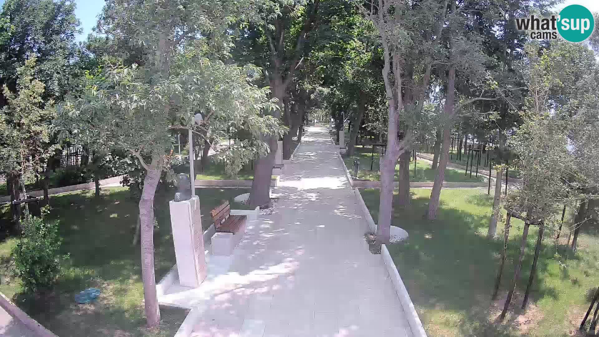 Writers’ Park Webcam Senj – Live by the Sea