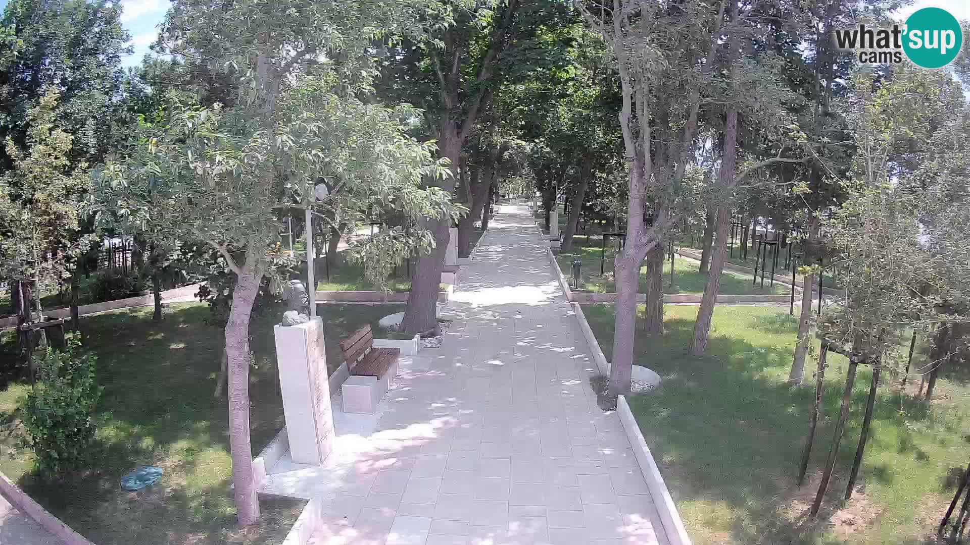 Writers’ Park Webcam Senj – Live by the Sea