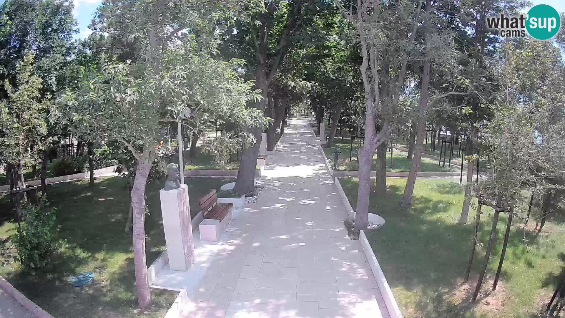 Writers’ Park Webcam Senj – Live by the Sea