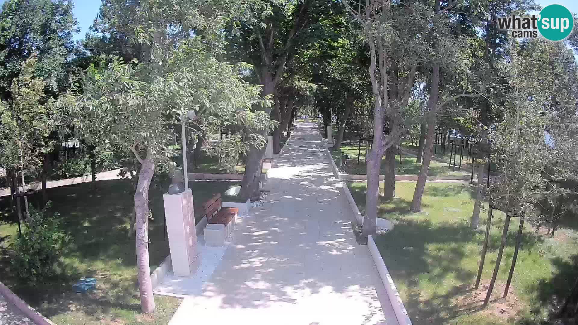 Webcam Schriftstellerpark Senj – Live am Meer