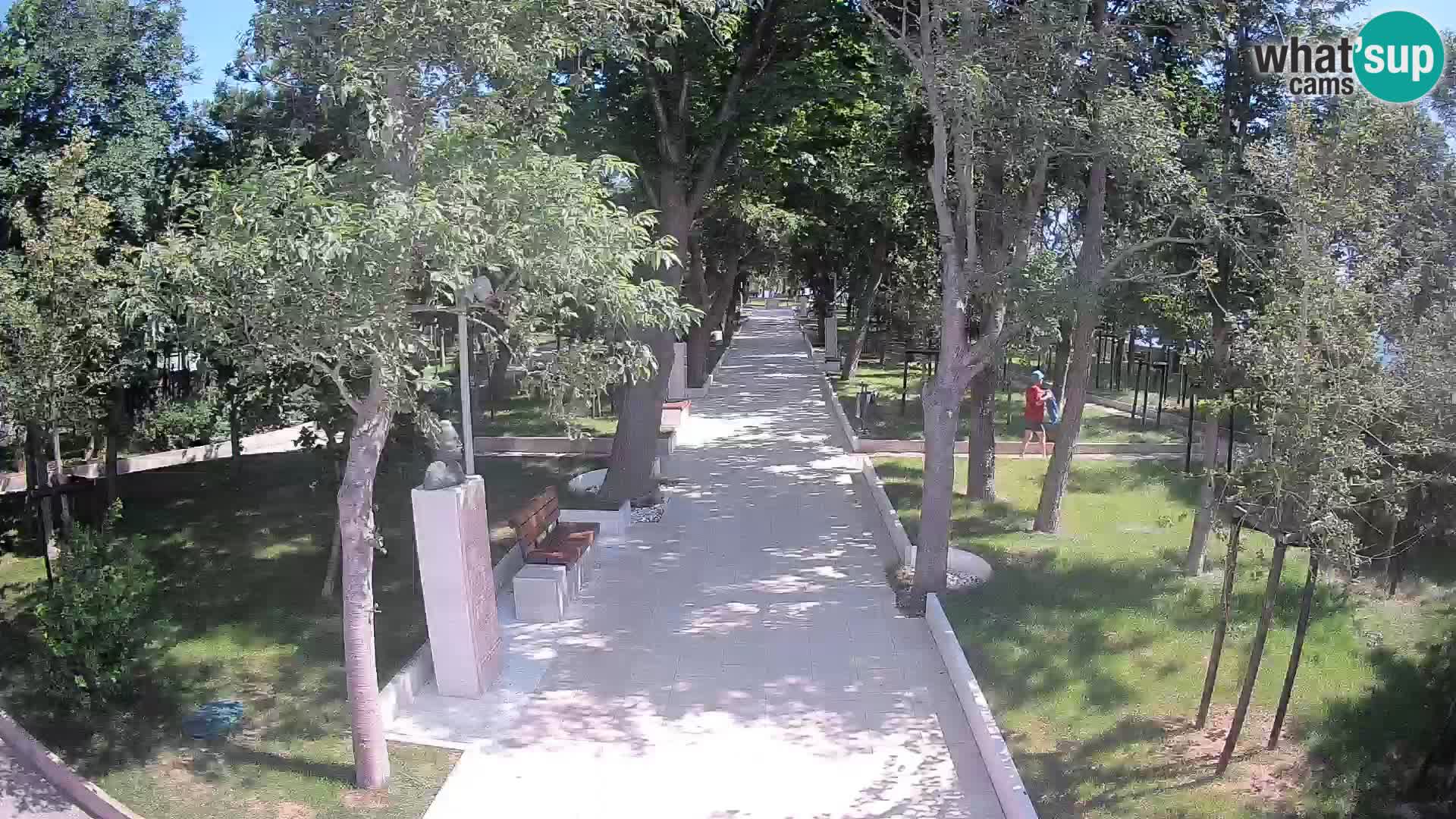 Writers’ Park Webcam Senj – Live by the Sea