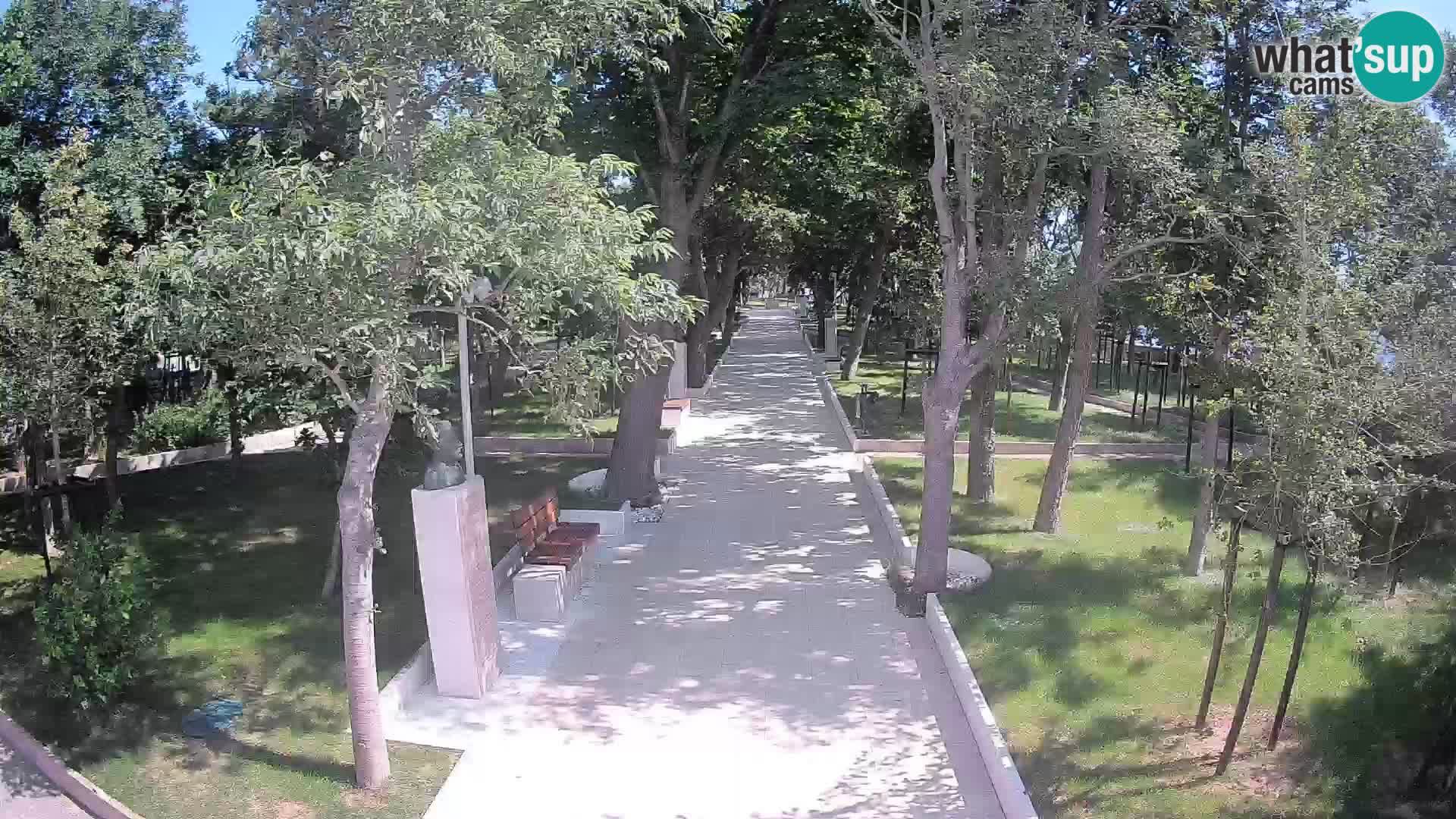 Writers’ Park Webcam Senj – Live by the Sea
