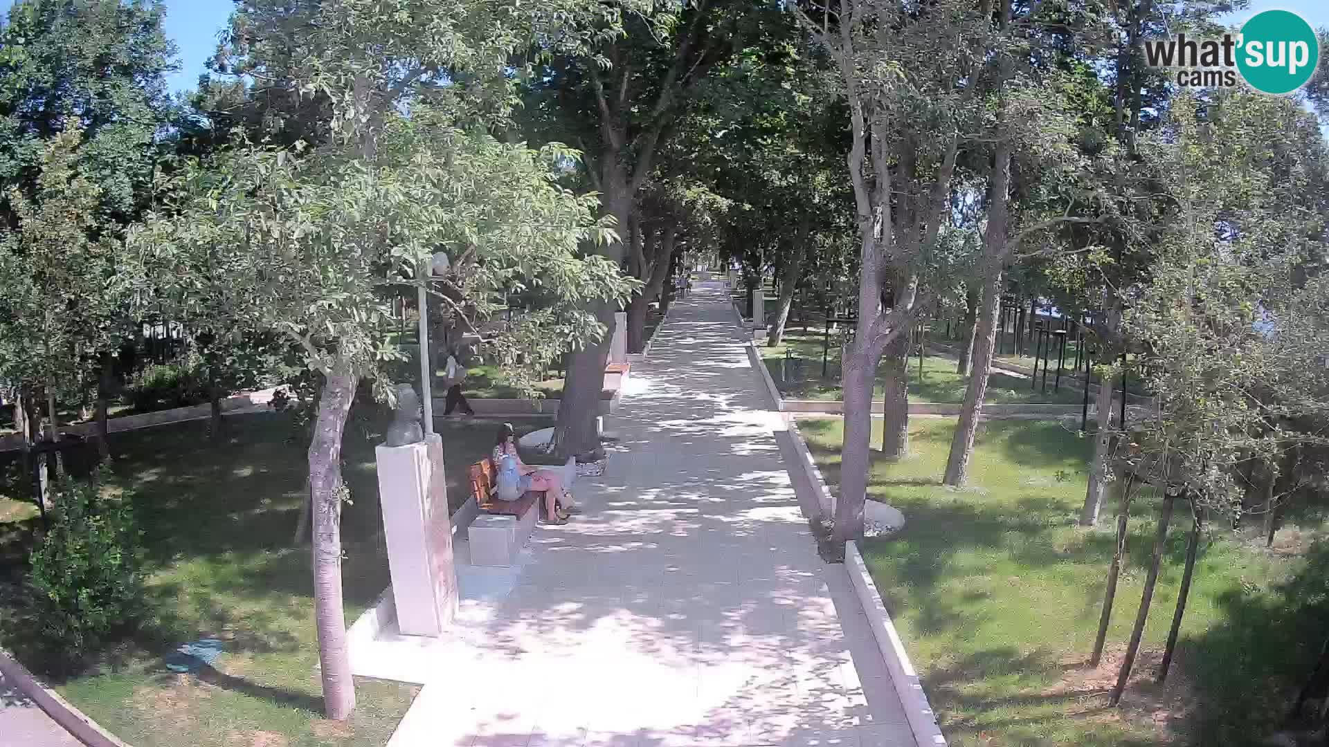 Webcam Schriftstellerpark Senj – Live am Meer