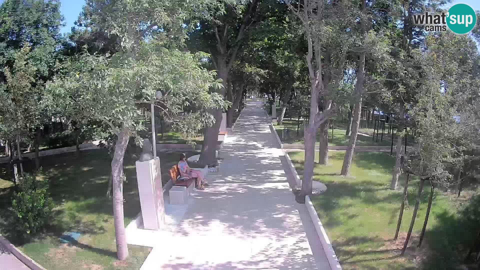 Writers’ Park Webcam Senj – Live by the Sea