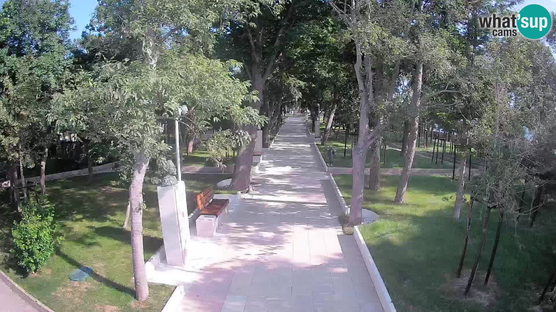 Writers’ Park Webcam Senj – Live by the Sea