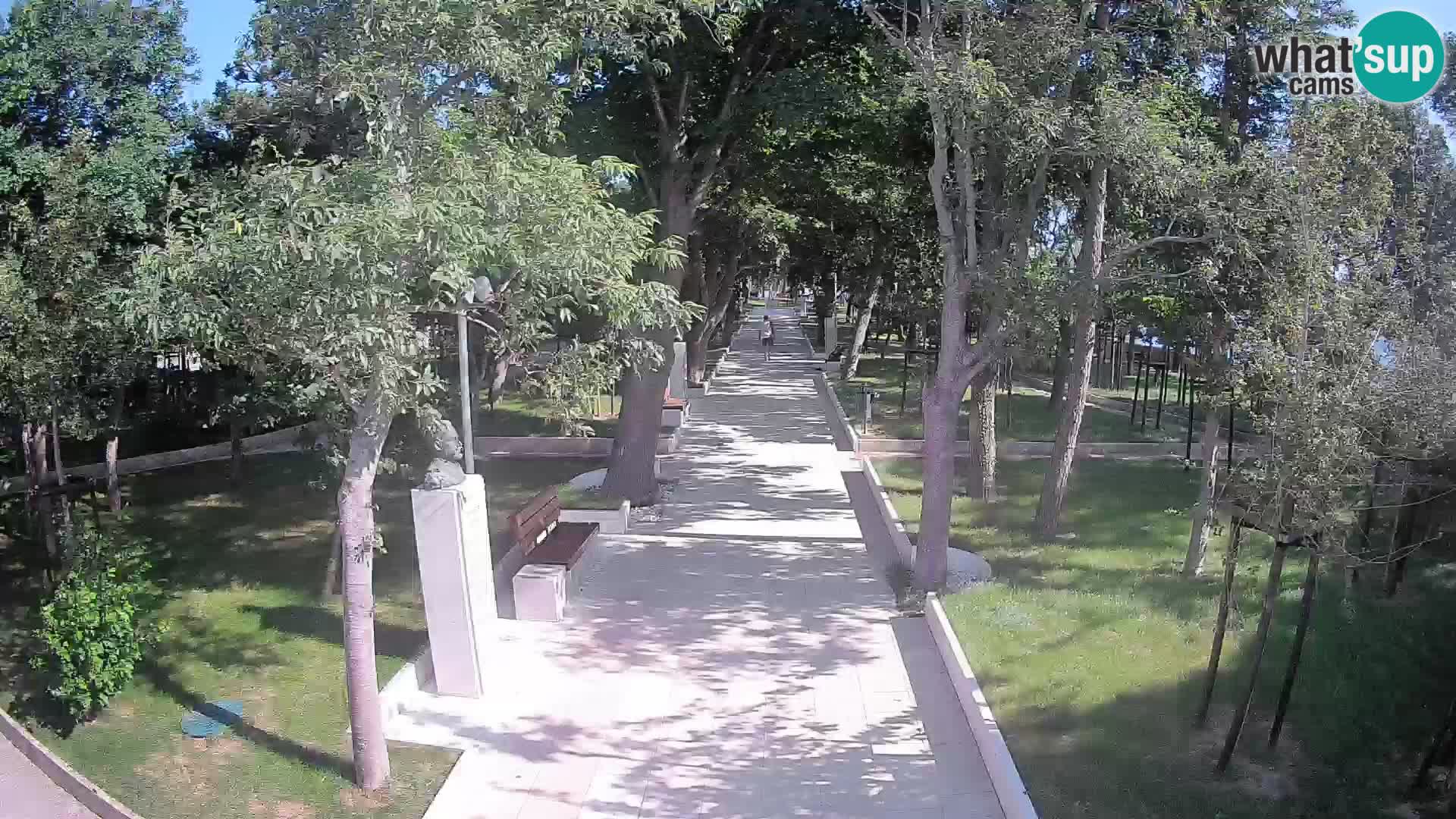Writers’ Park Webcam Senj – Live by the Sea