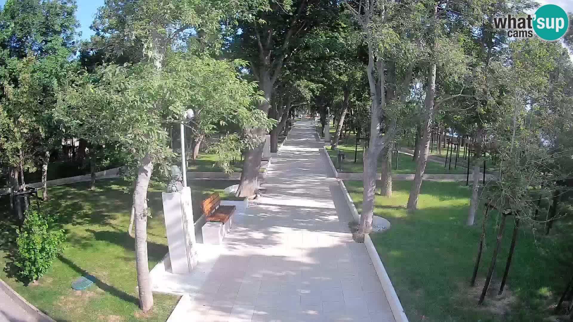 Writers’ Park Webcam Senj – Live by the Sea