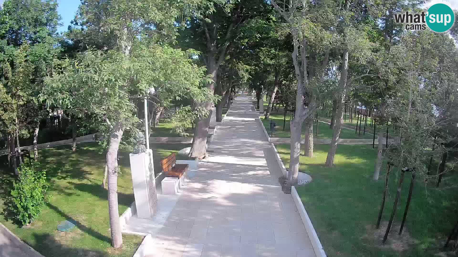 Writers’ Park Webcam Senj – Live by the Sea