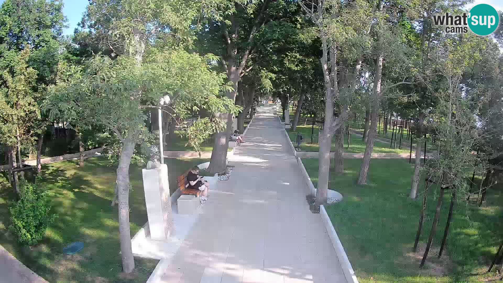 Writers’ Park Webcam Senj – Live by the Sea
