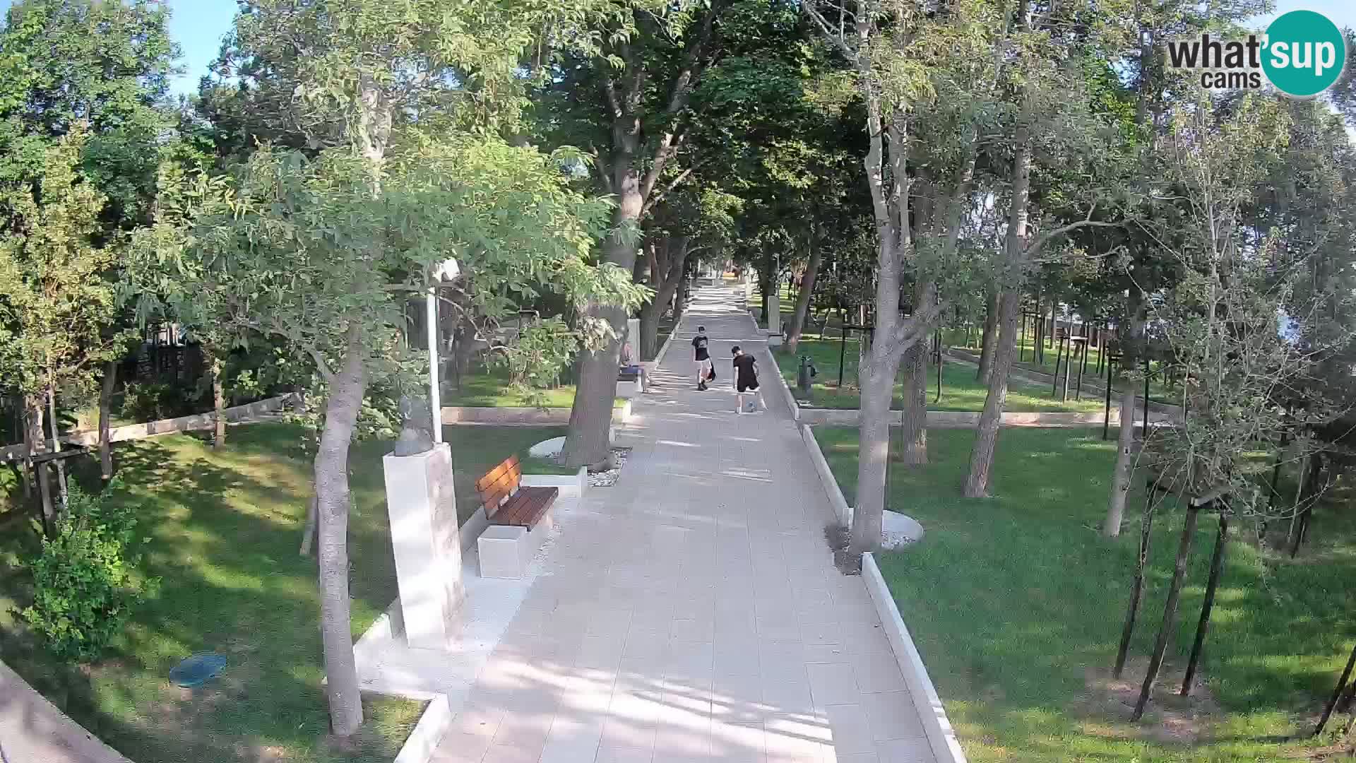 Writers’ Park Webcam Senj – Live by the Sea