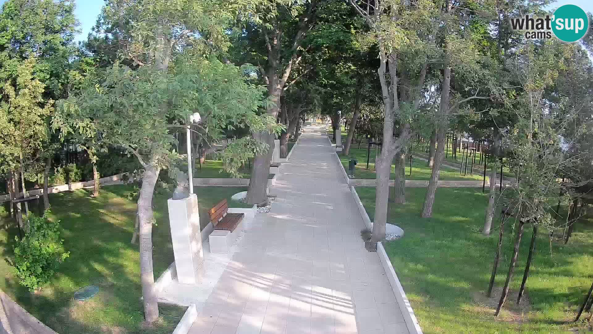 Writers’ Park Webcam Senj – Live by the Sea