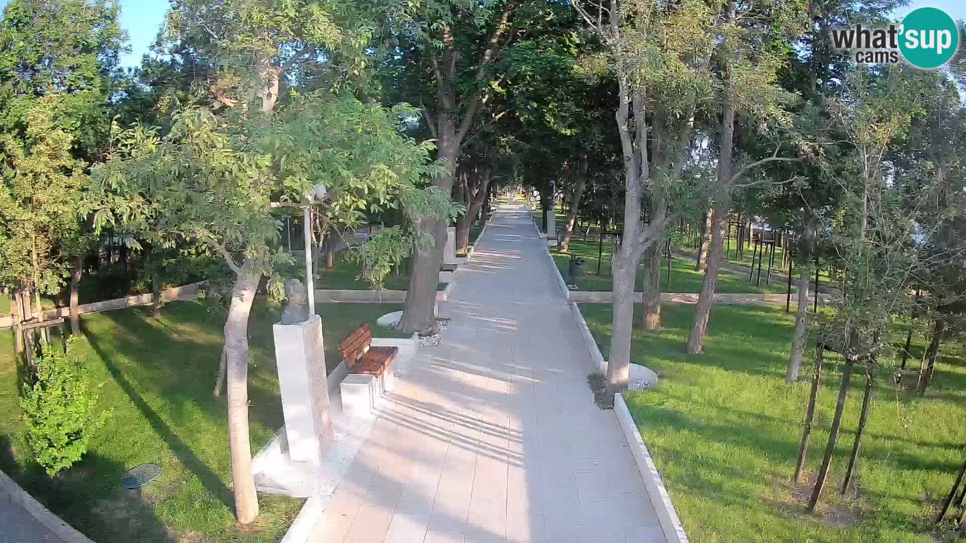 Writers’ Park Webcam Senj – Live by the Sea