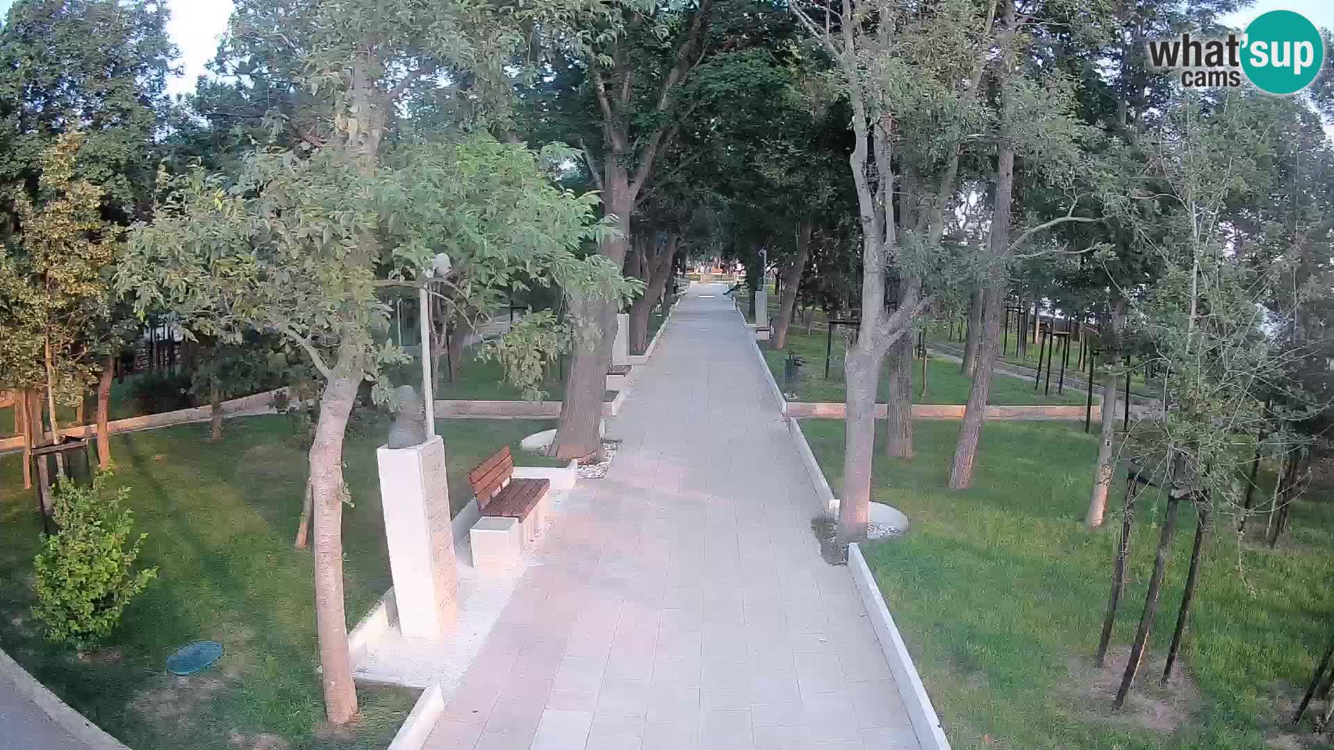 Writers’ Park Webcam Senj – Live by the Sea