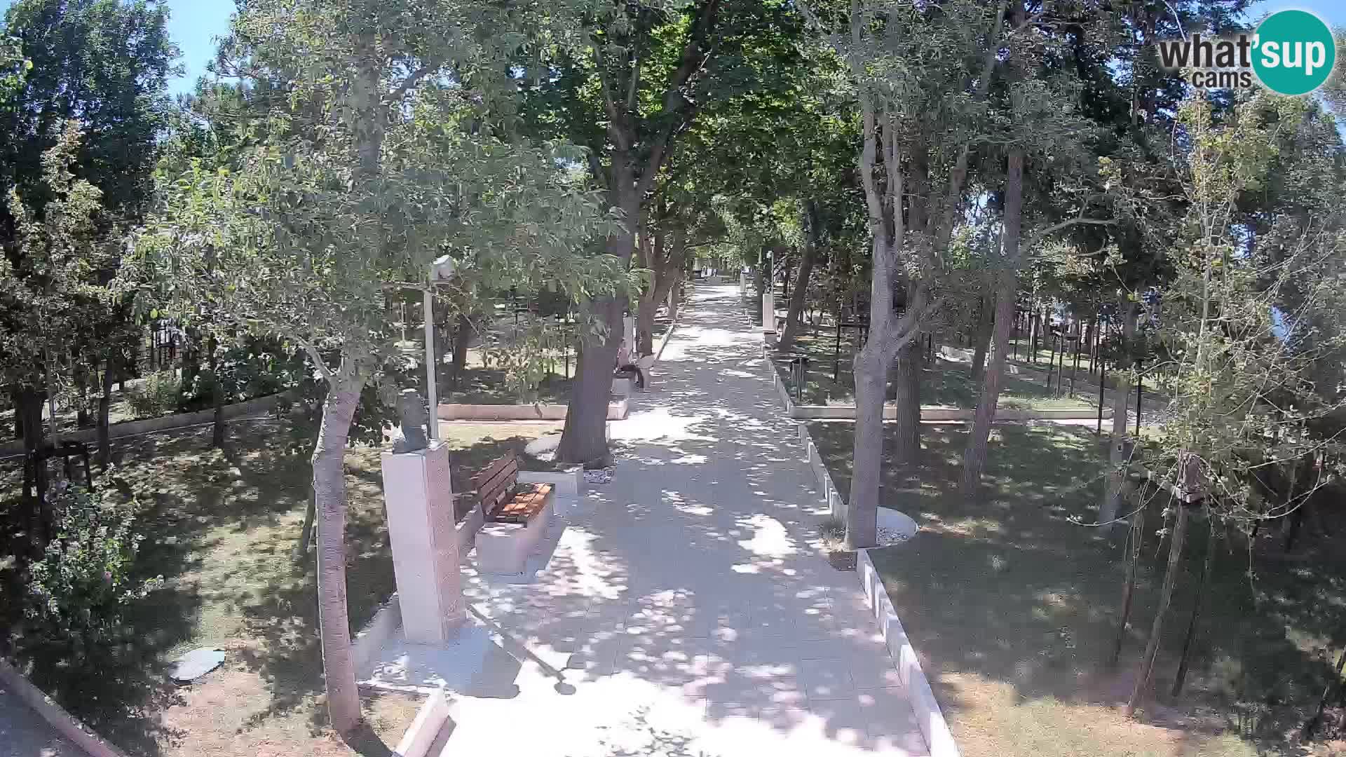 Webcam Schriftstellerpark Senj – Live am Meer