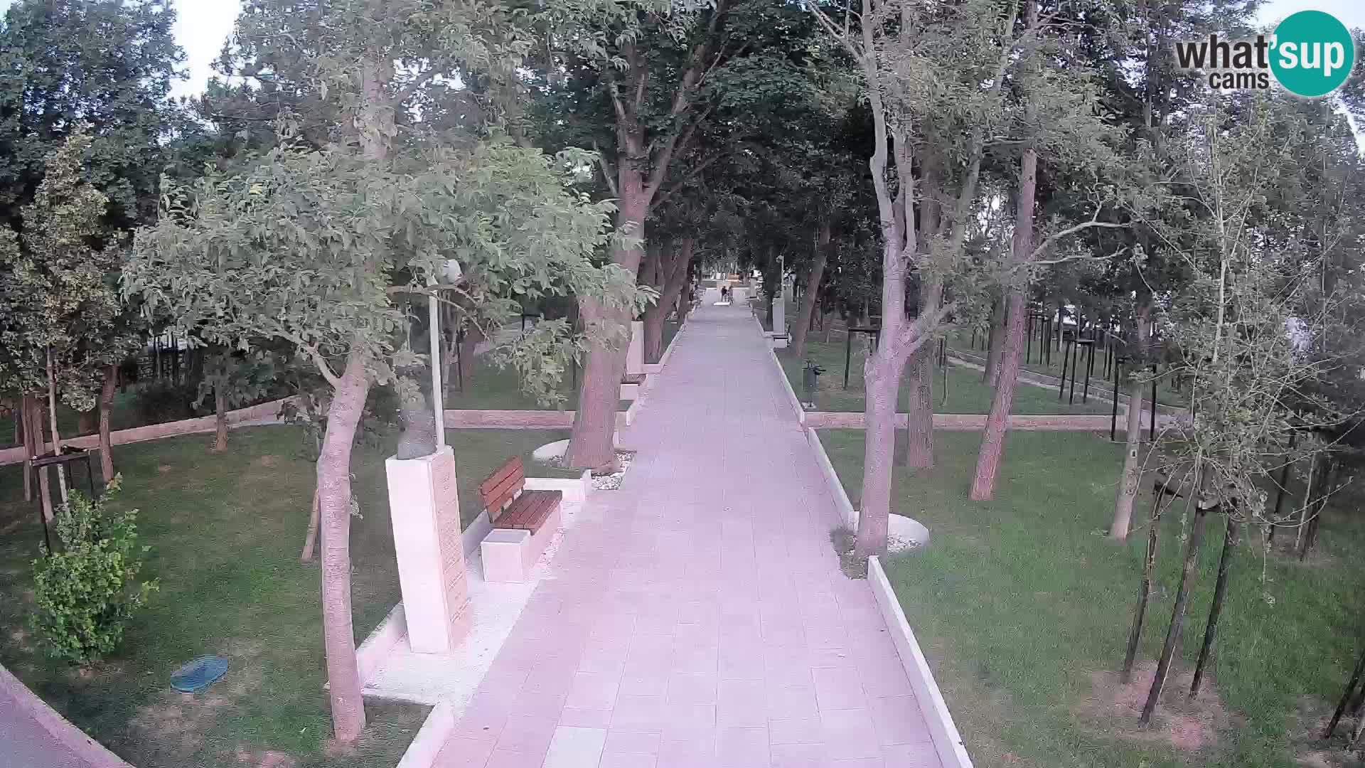 Writers’ Park Webcam Senj – Live by the Sea
