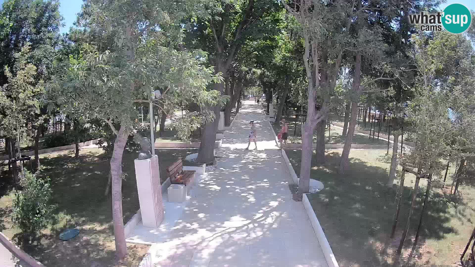 Writers’ Park Webcam Senj – Live by the Sea