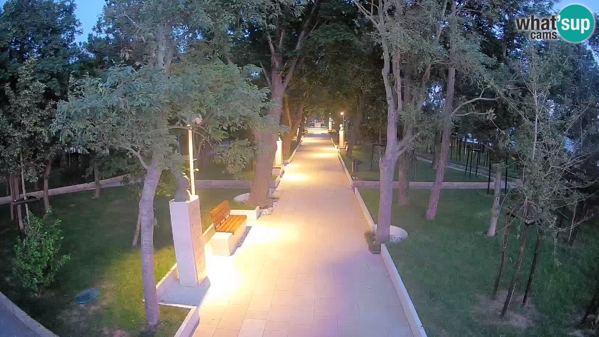 Webcam Schriftstellerpark Senj – Live am Meer
