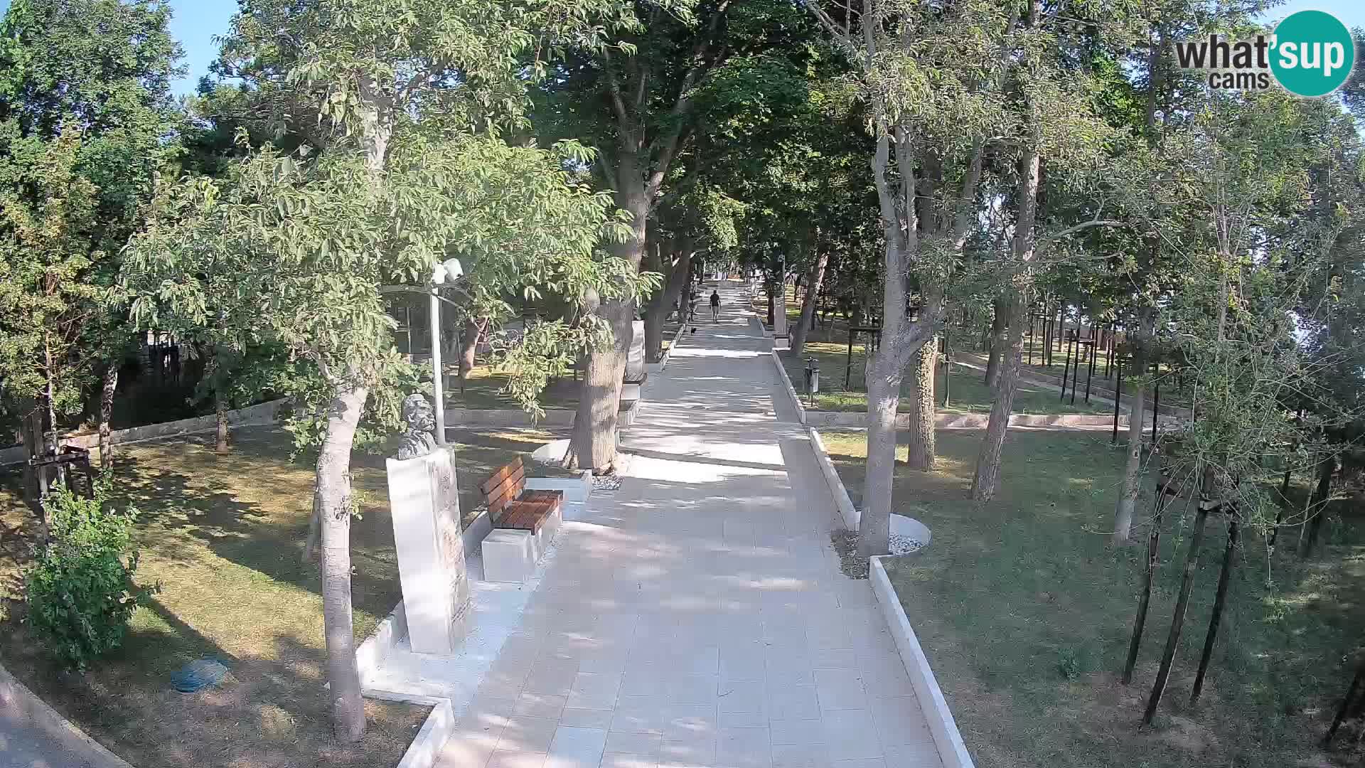 Writers’ Park Webcam Senj – Live by the Sea