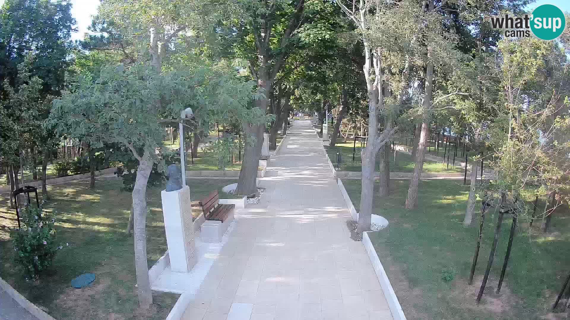 Writers’ Park Webcam Senj – Live by the Sea
