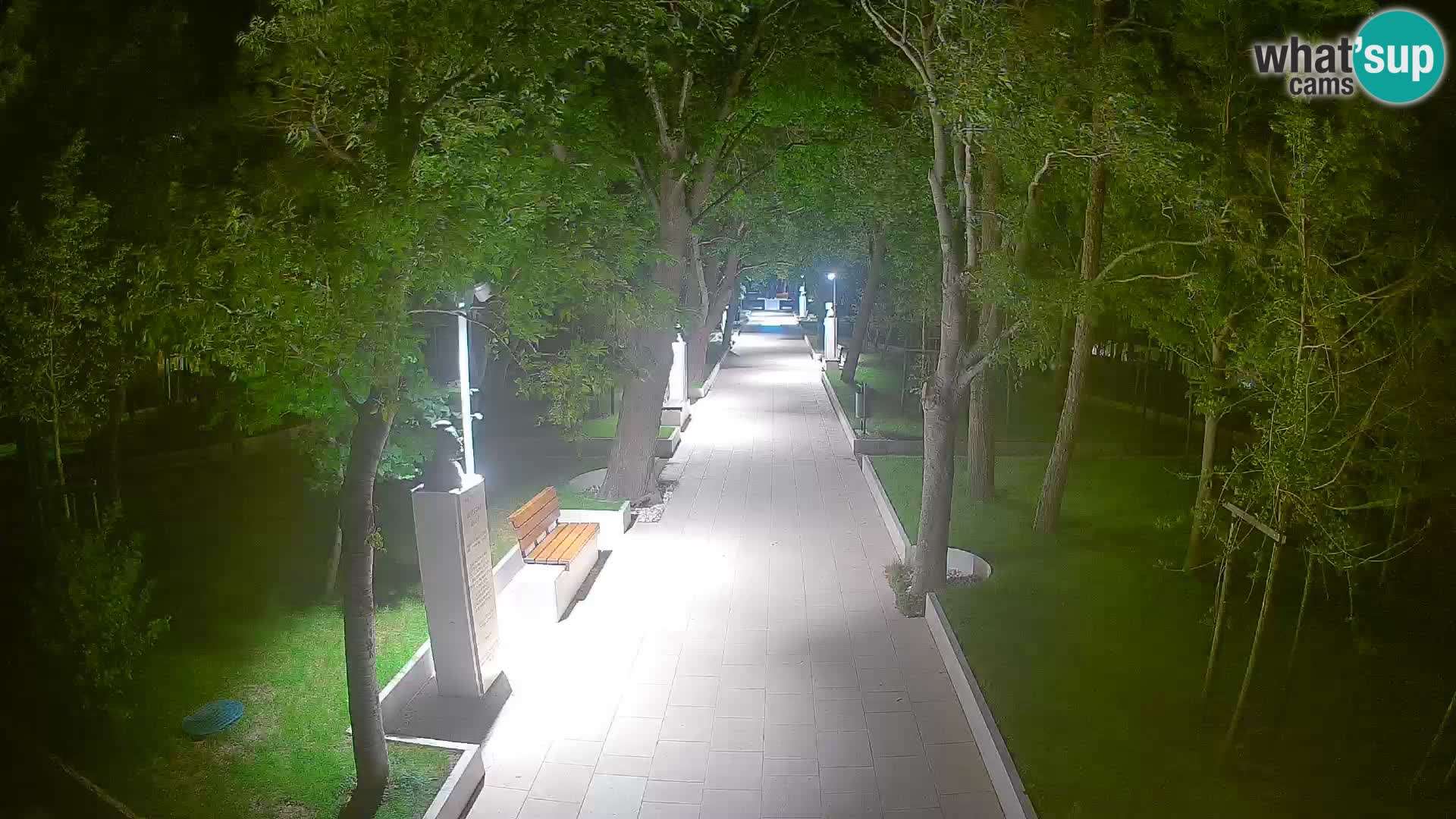 Writers’ Park Webcam Senj – Live by the Sea