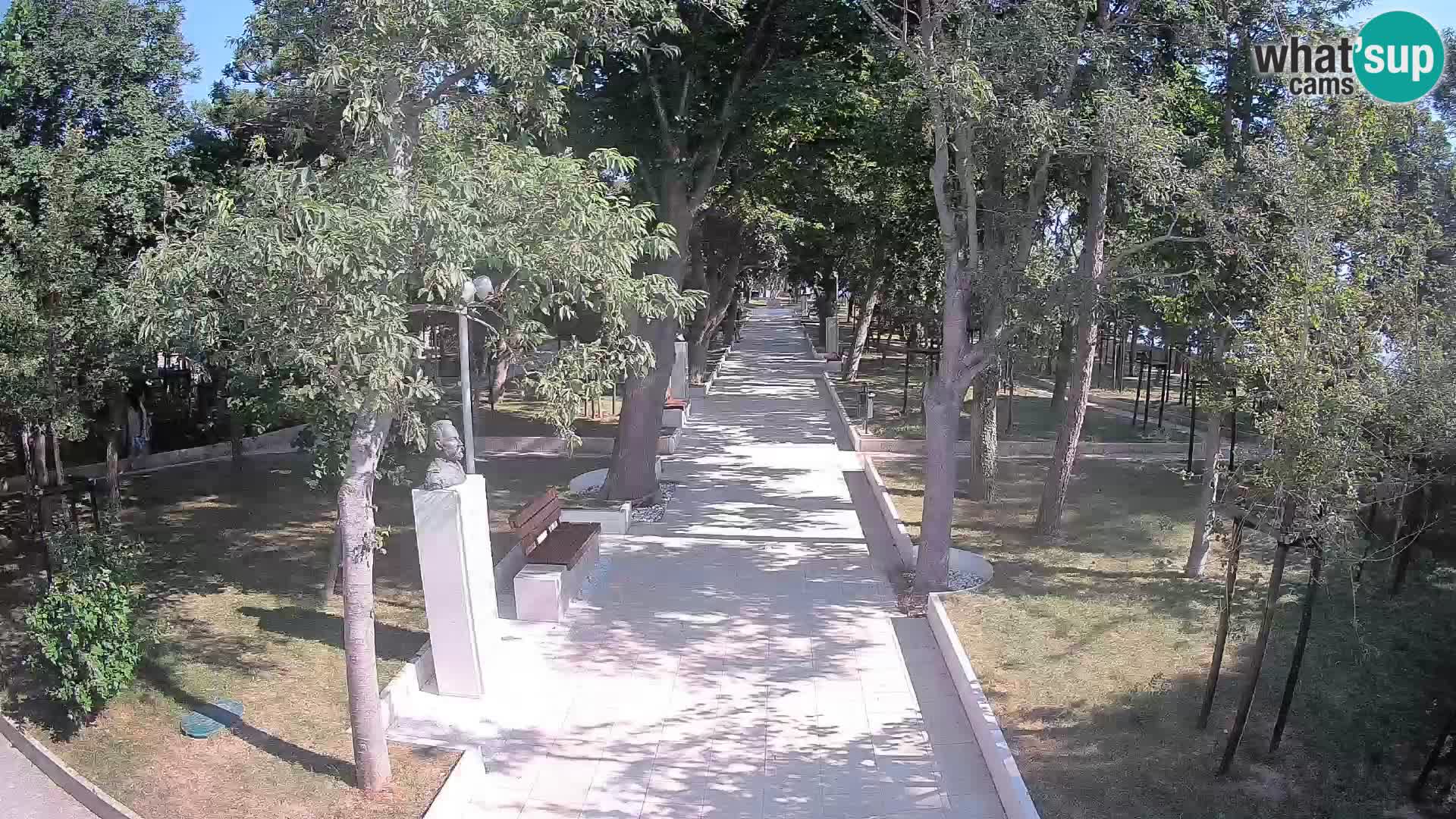 Writers’ Park Webcam Senj – Live by the Sea