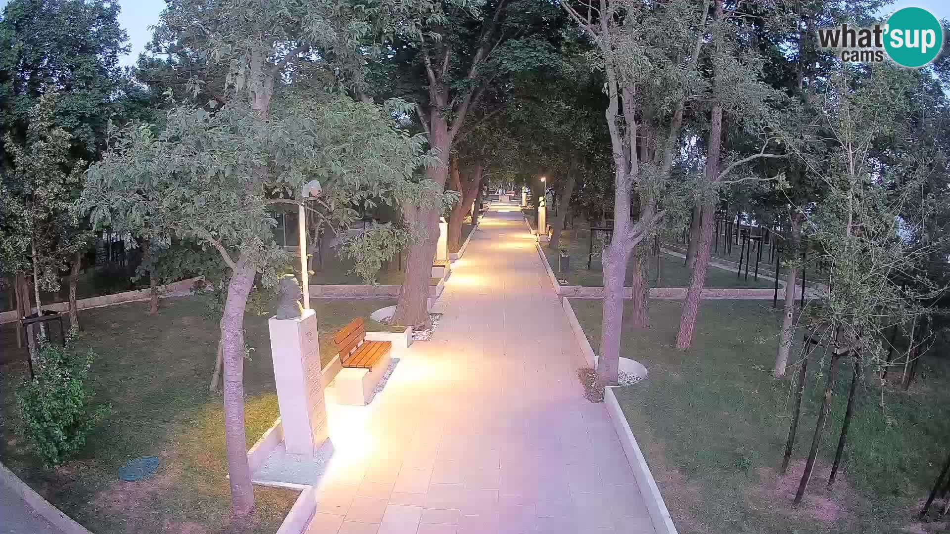 Writers’ Park Webcam Senj – Live by the Sea