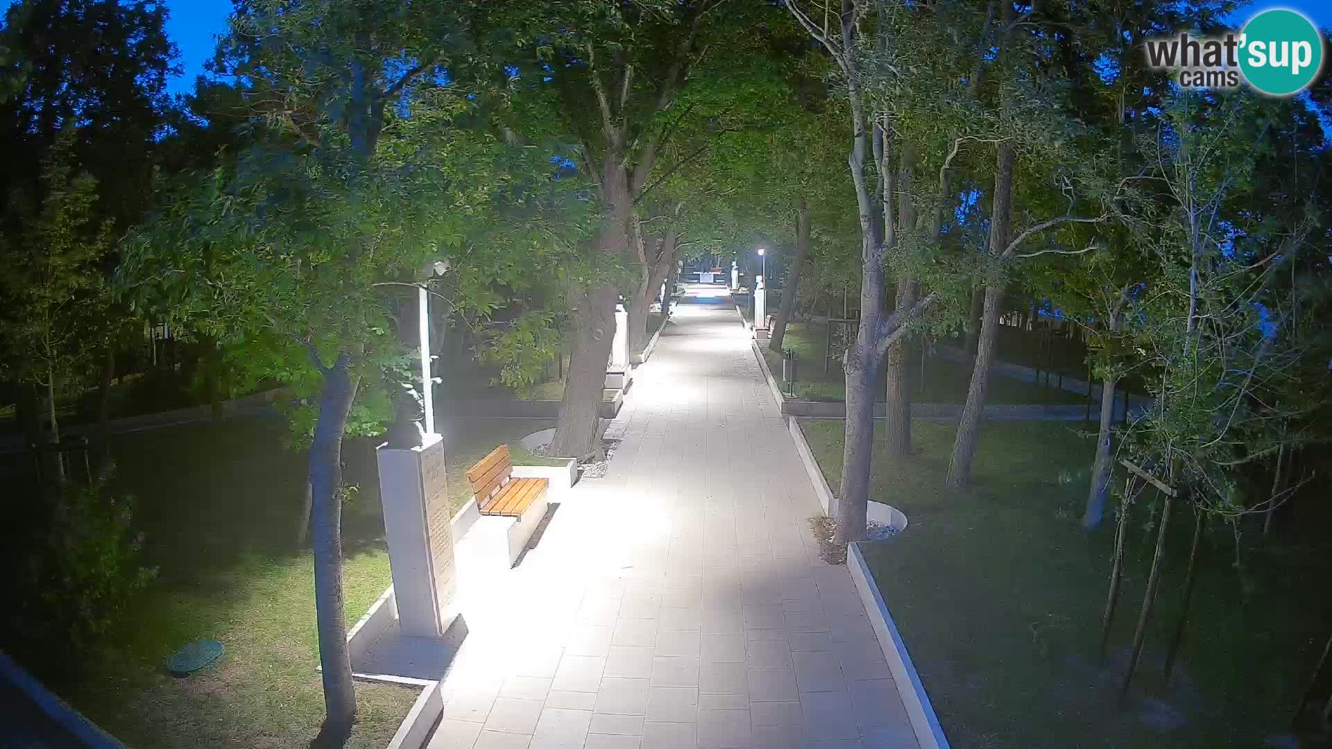 Writers’ Park Webcam Senj – Live by the Sea