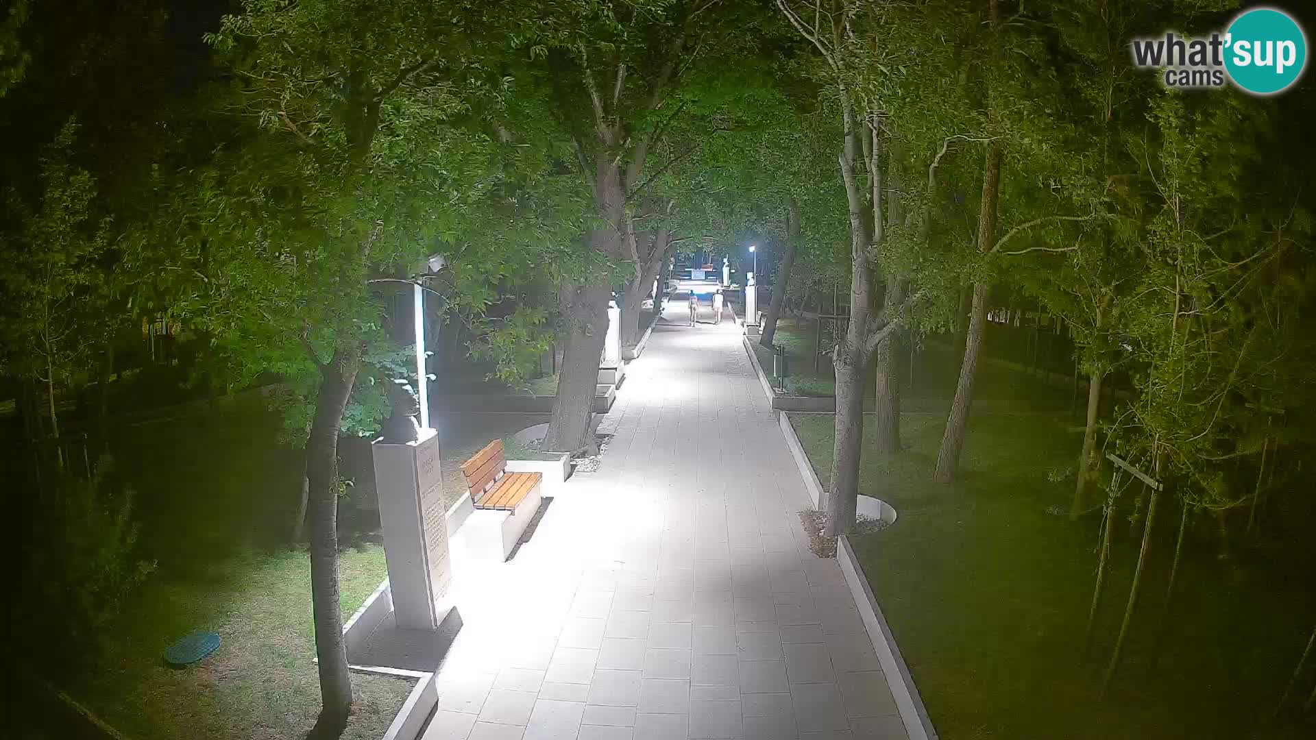 Writers’ Park Webcam Senj – Live by the Sea
