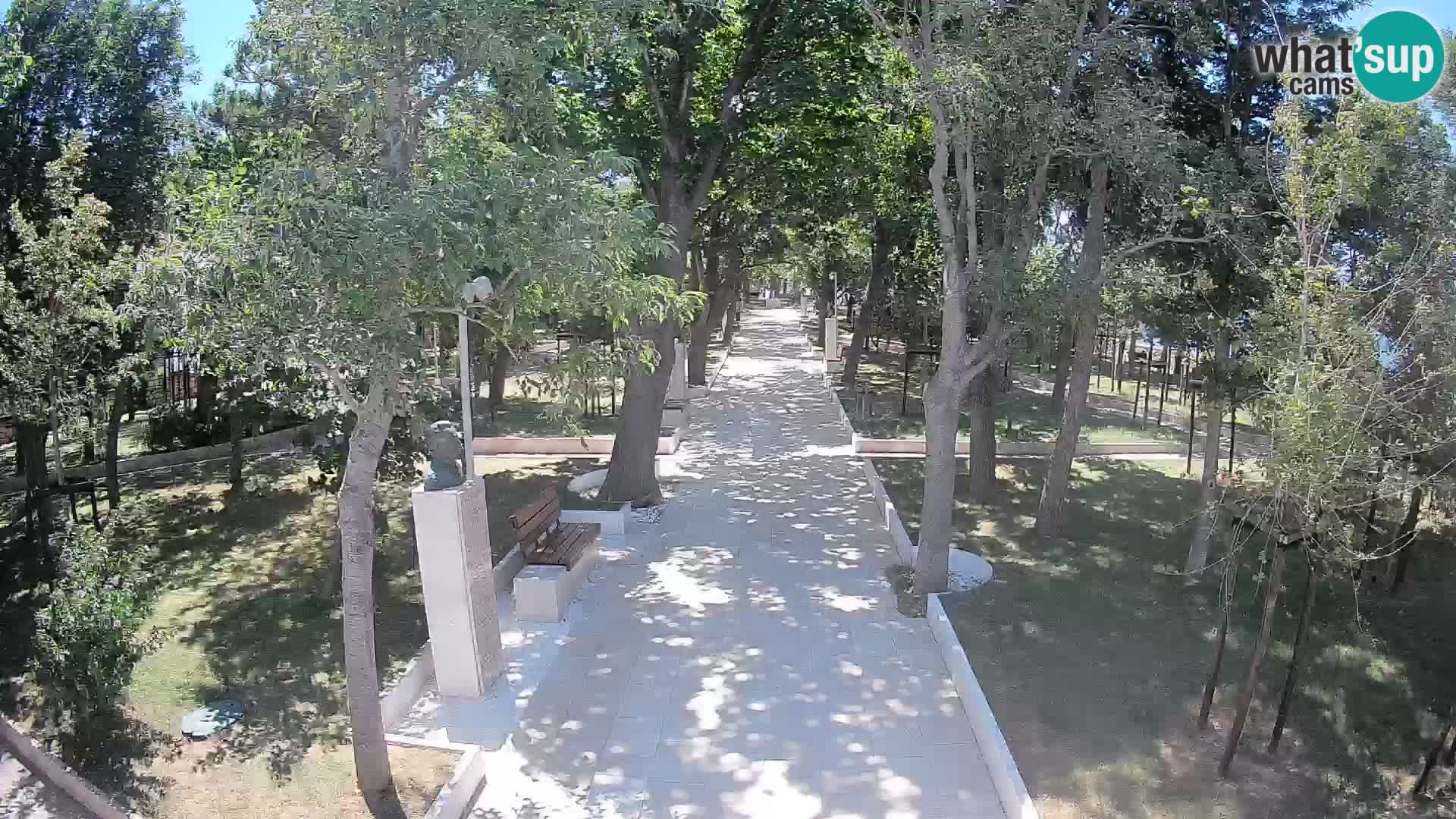 Writers’ Park Webcam Senj – Live by the Sea