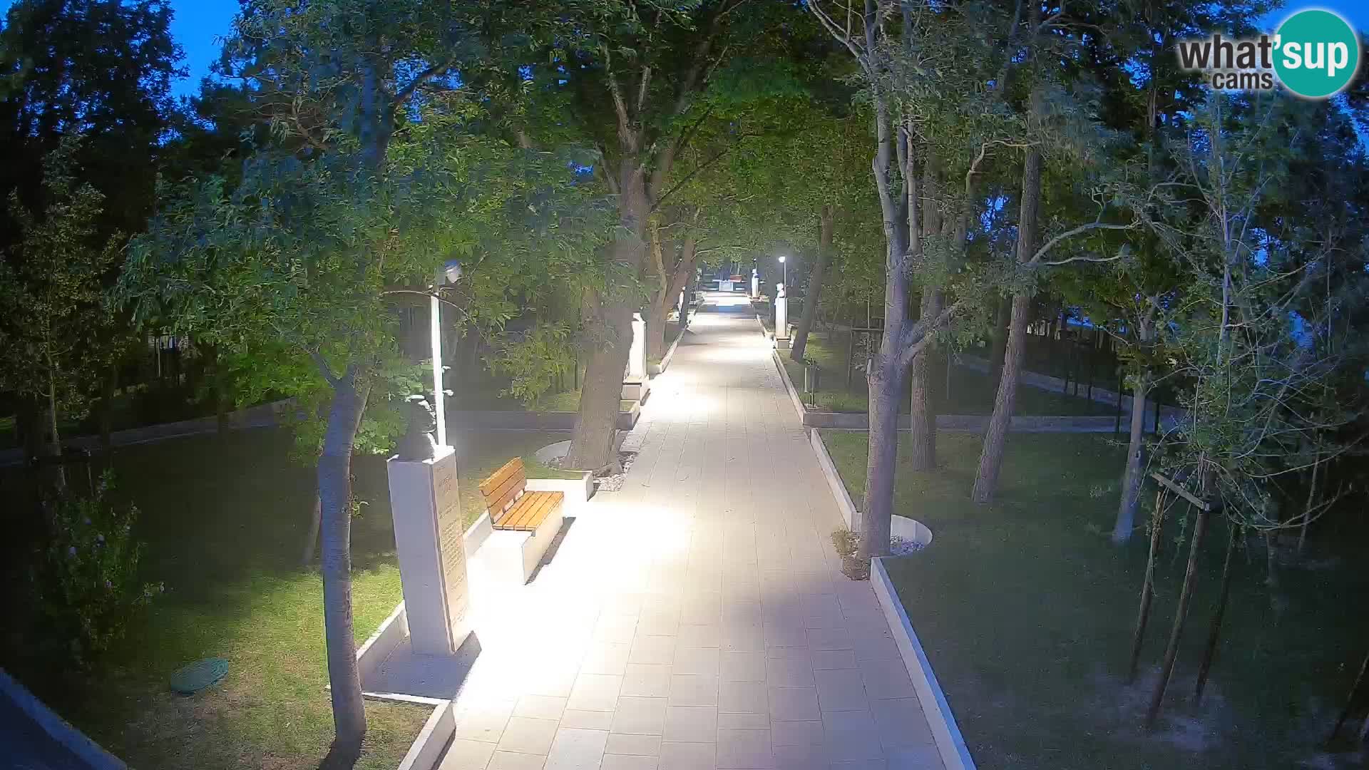 Webcam Schriftstellerpark Senj – Live am Meer