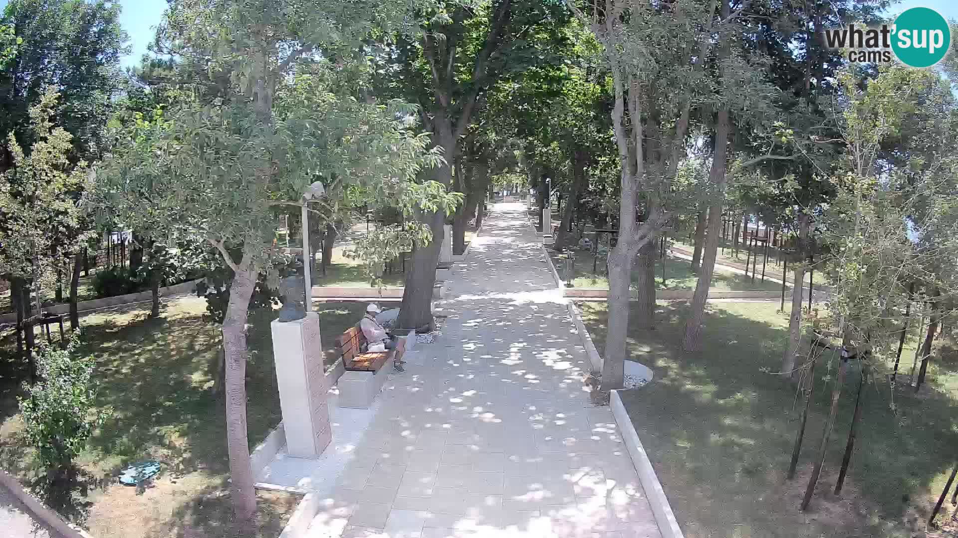 Writers’ Park Webcam Senj – Live by the Sea