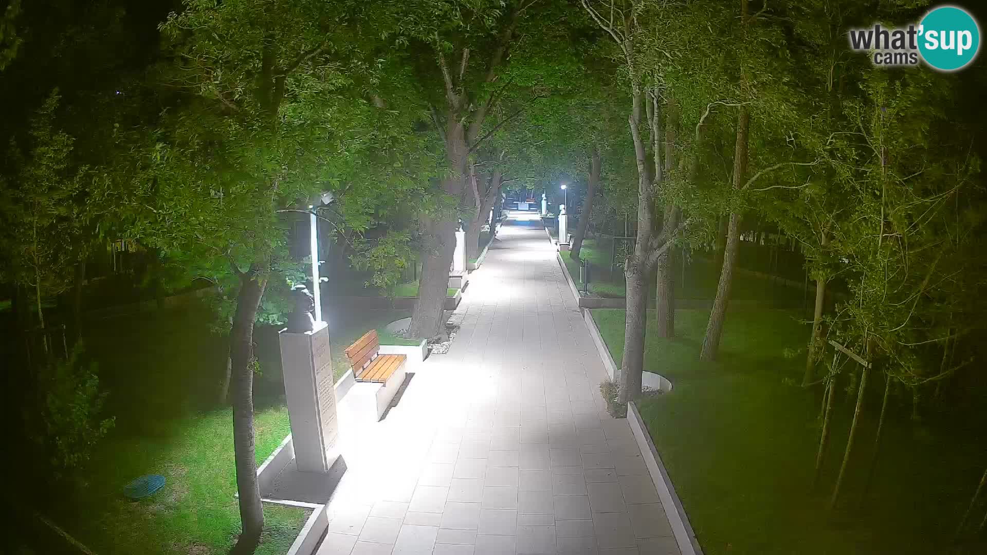 Webcam Schriftstellerpark Senj – Live am Meer