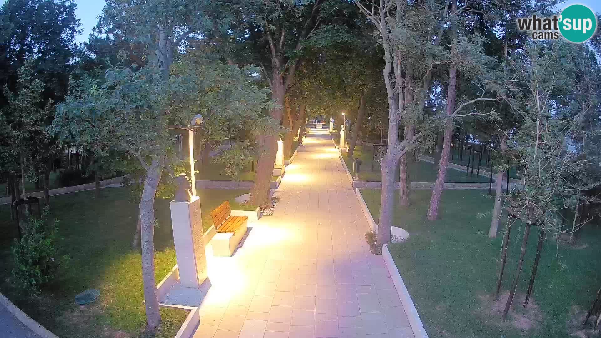 Webcam Schriftstellerpark Senj – Live am Meer