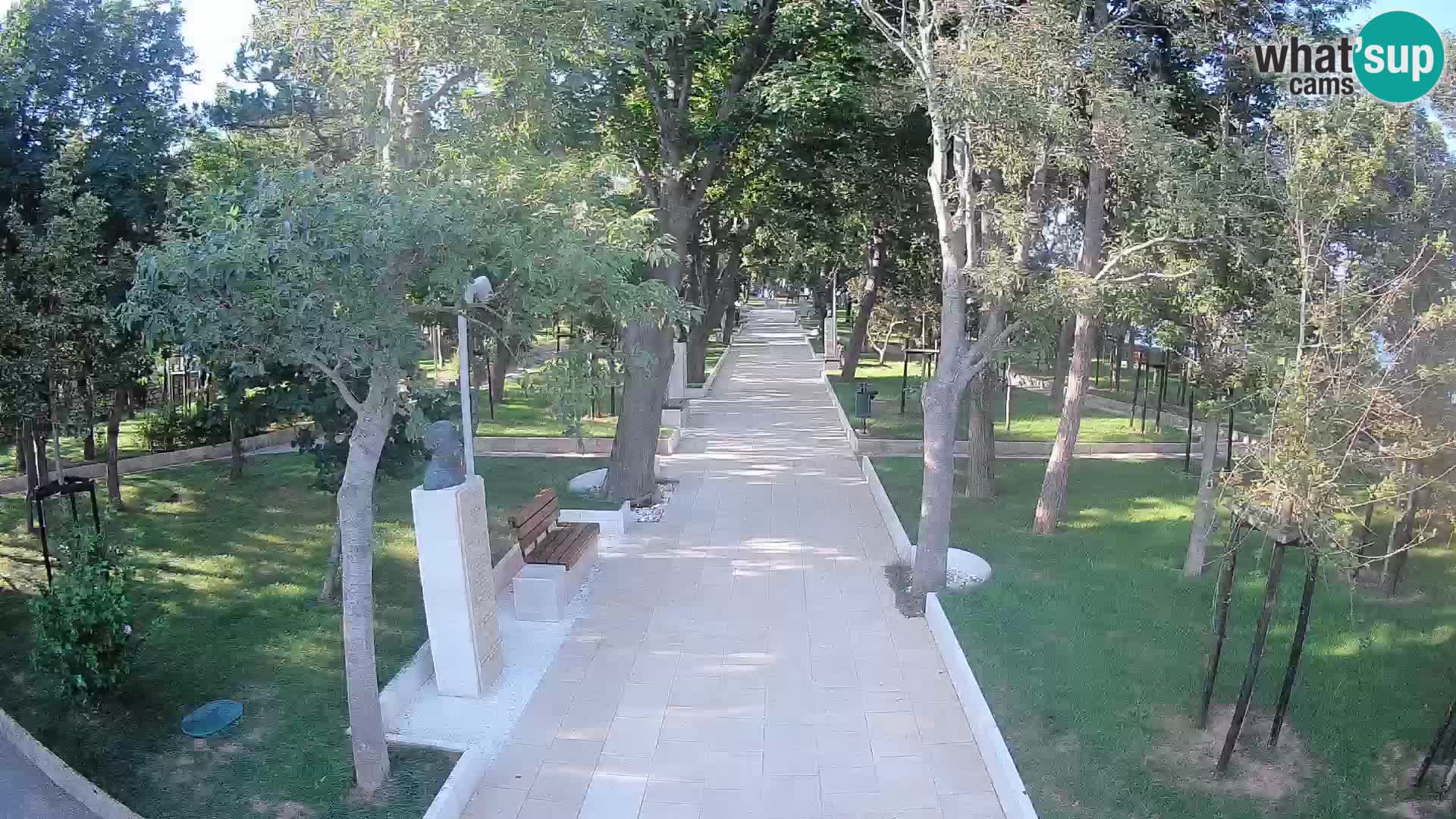 Writers’ Park Webcam Senj – Live by the Sea