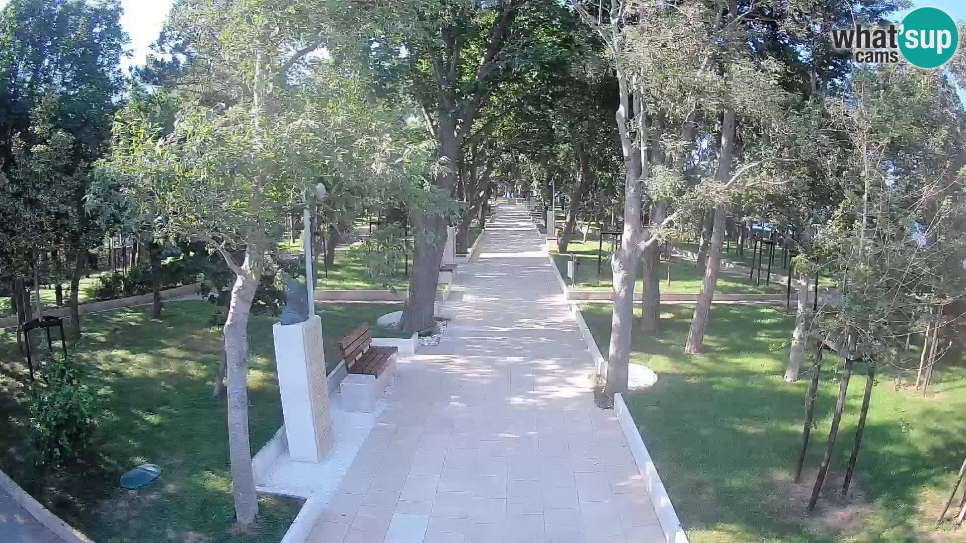 Writers’ Park Webcam Senj – Live by the Sea
