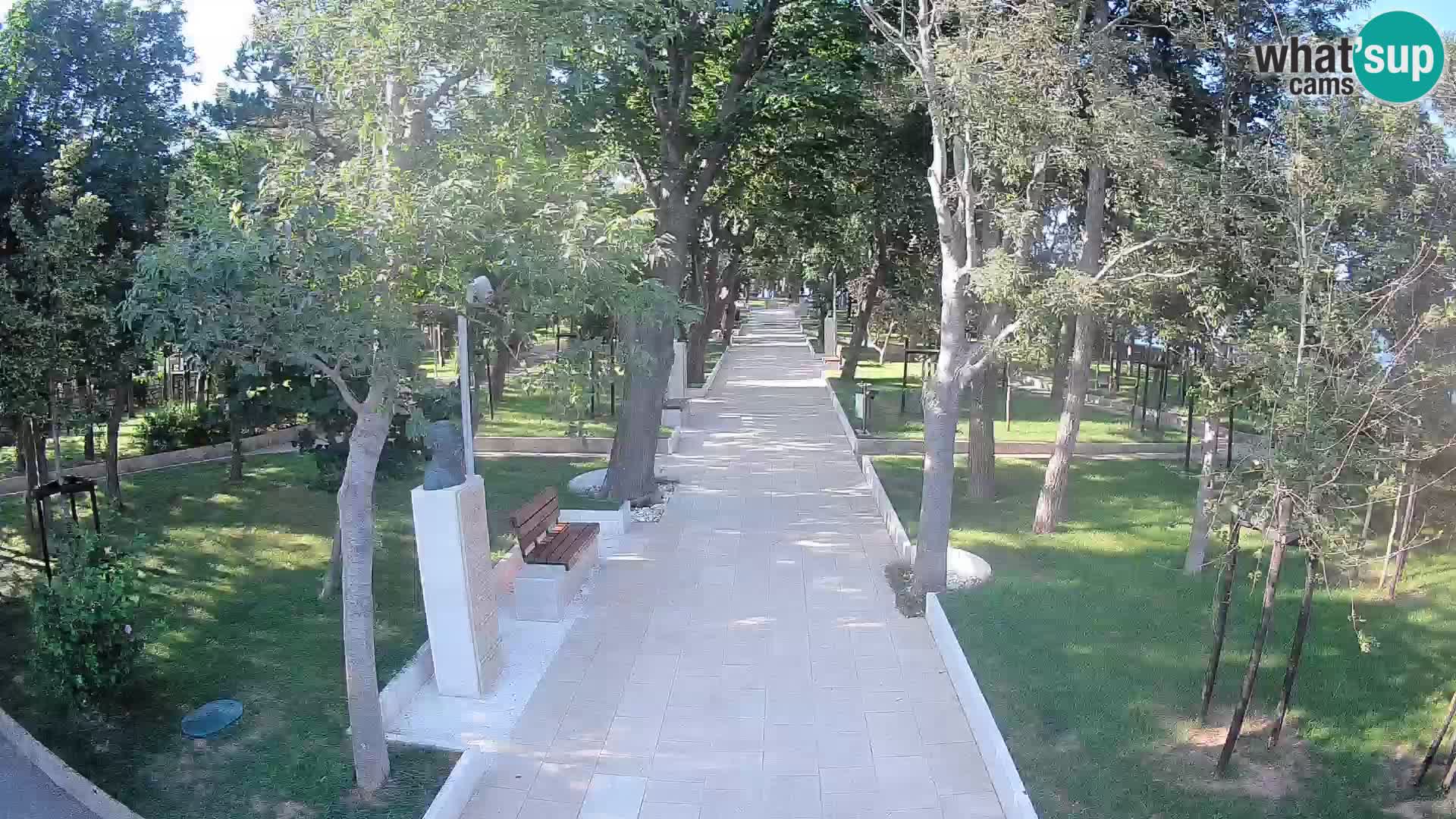 Writers’ Park Webcam Senj – Live by the Sea