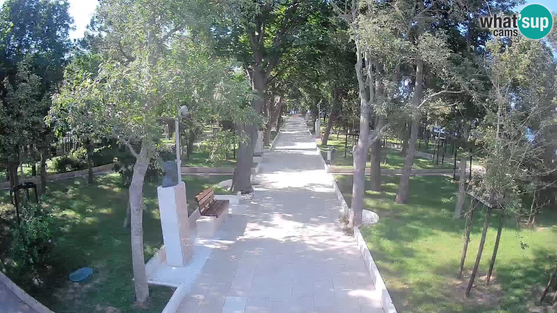 Webcam Schriftstellerpark Senj – Live am Meer