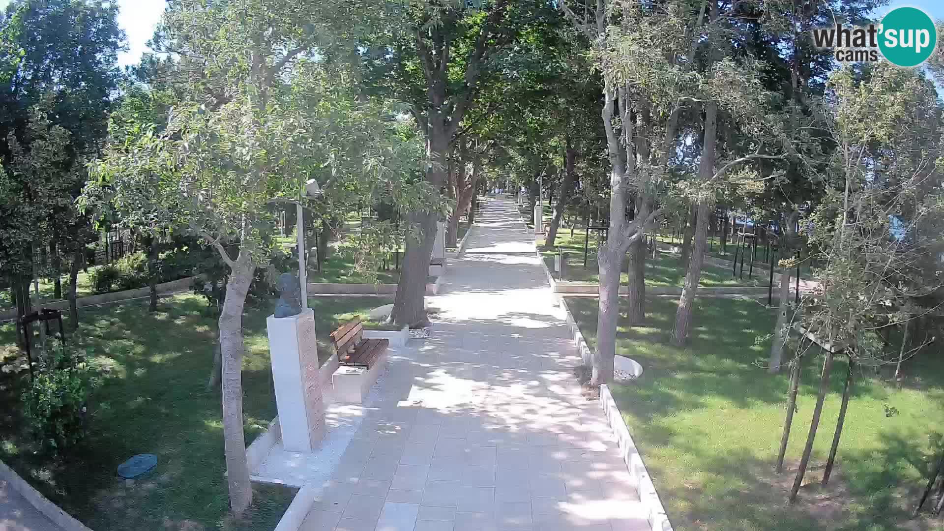 Writers’ Park Webcam Senj – Live by the Sea