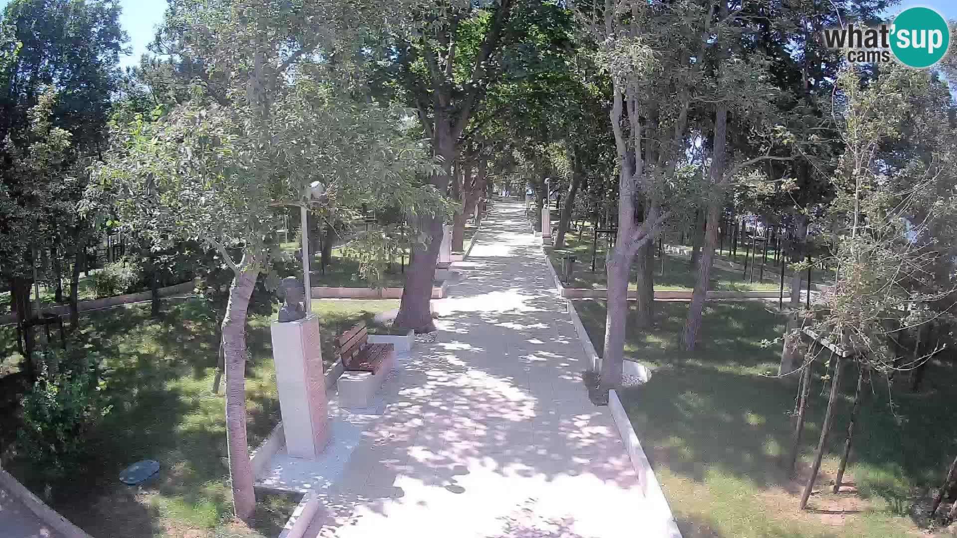 Webcam Schriftstellerpark Senj – Live am Meer