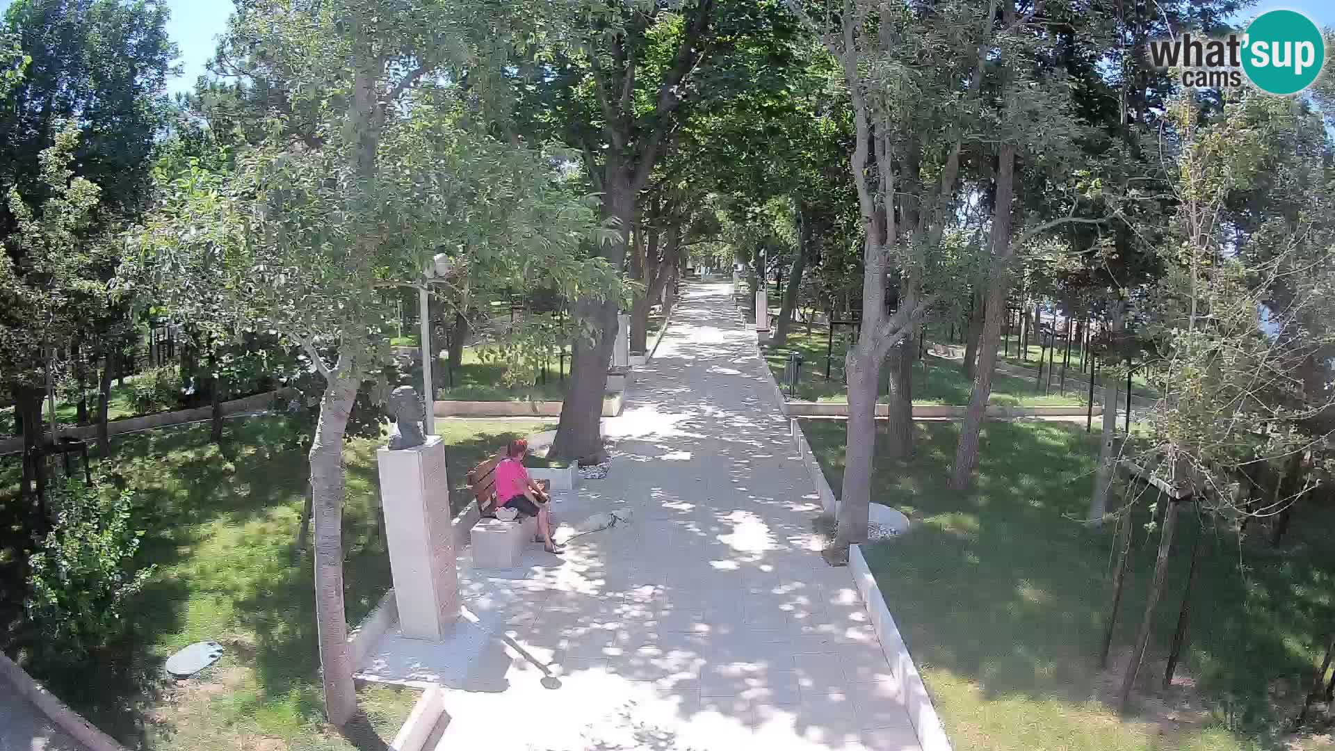 Writers’ Park Webcam Senj – Live by the Sea