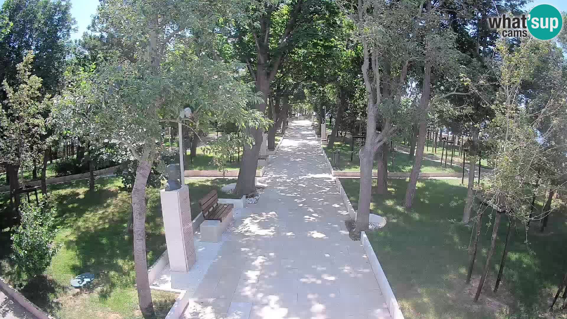 Webcam Schriftstellerpark Senj – Live am Meer
