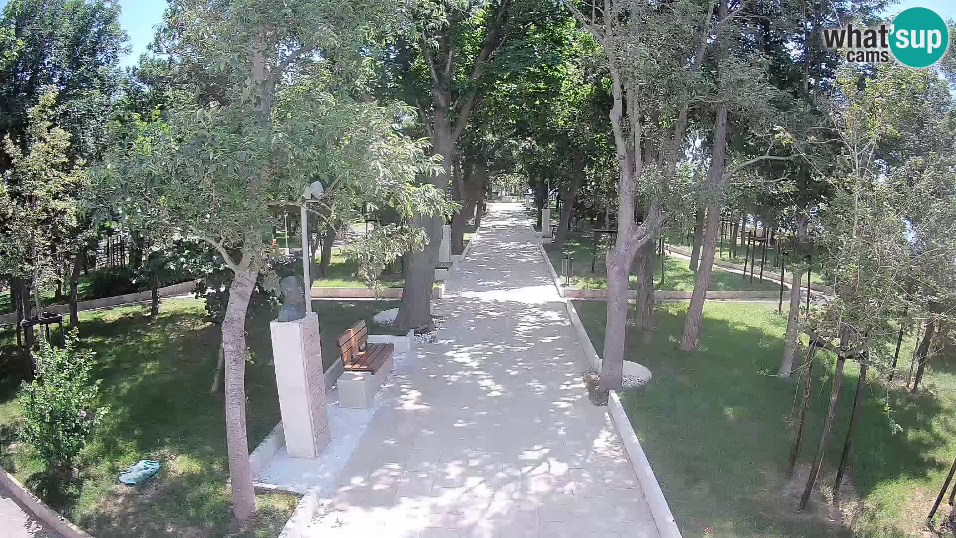 Writers’ Park Webcam Senj – Live by the Sea