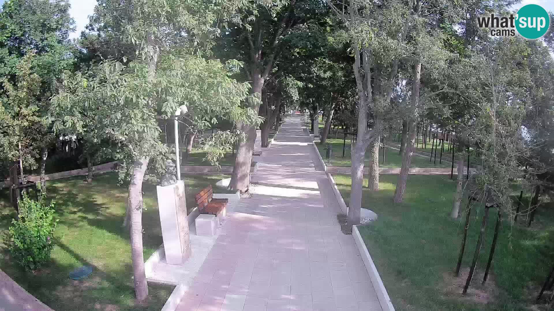 Writers’ Park Webcam Senj – Live by the Sea