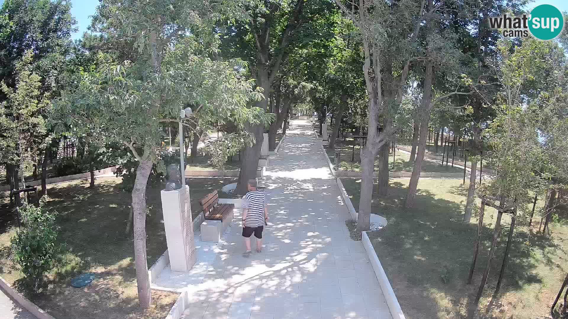 Writers’ Park Webcam Senj – Live by the Sea
