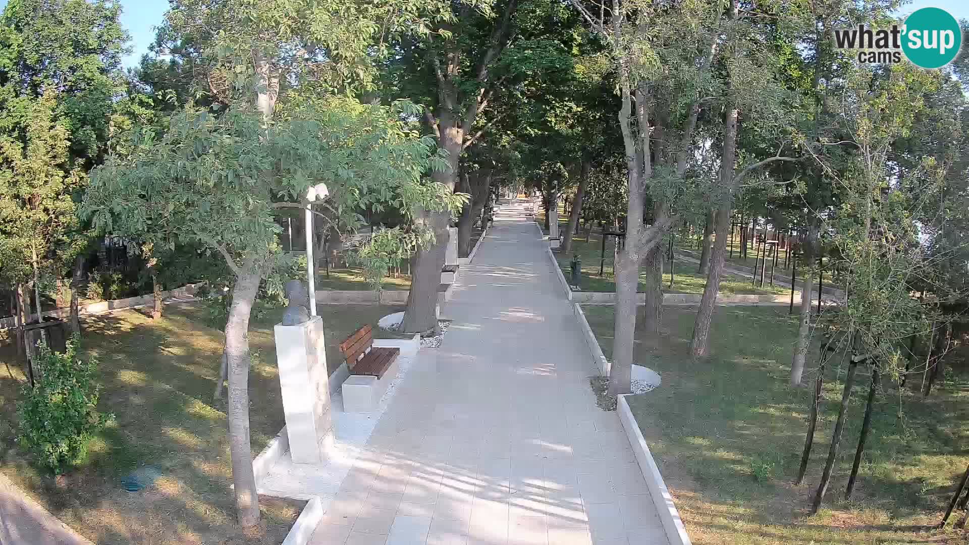 Writers’ Park Webcam Senj – Live by the Sea