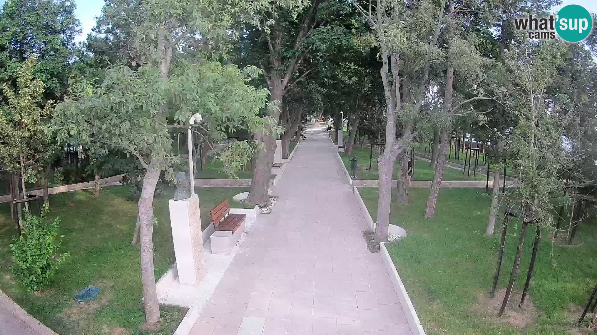 Writers’ Park Webcam Senj – Live by the Sea