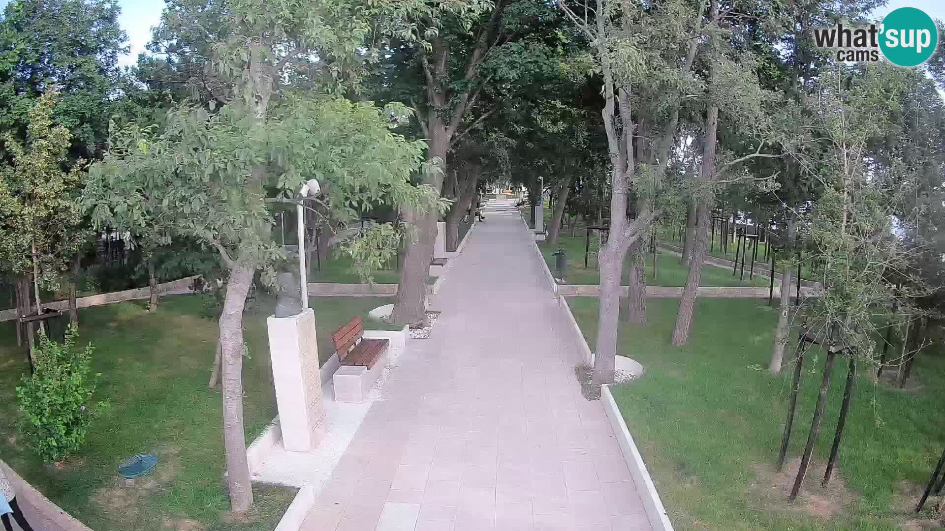 Writers’ Park Webcam Senj – Live by the Sea