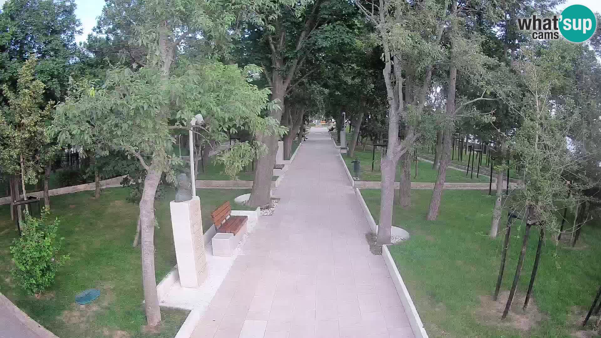 Writers’ Park Webcam Senj – Live by the Sea