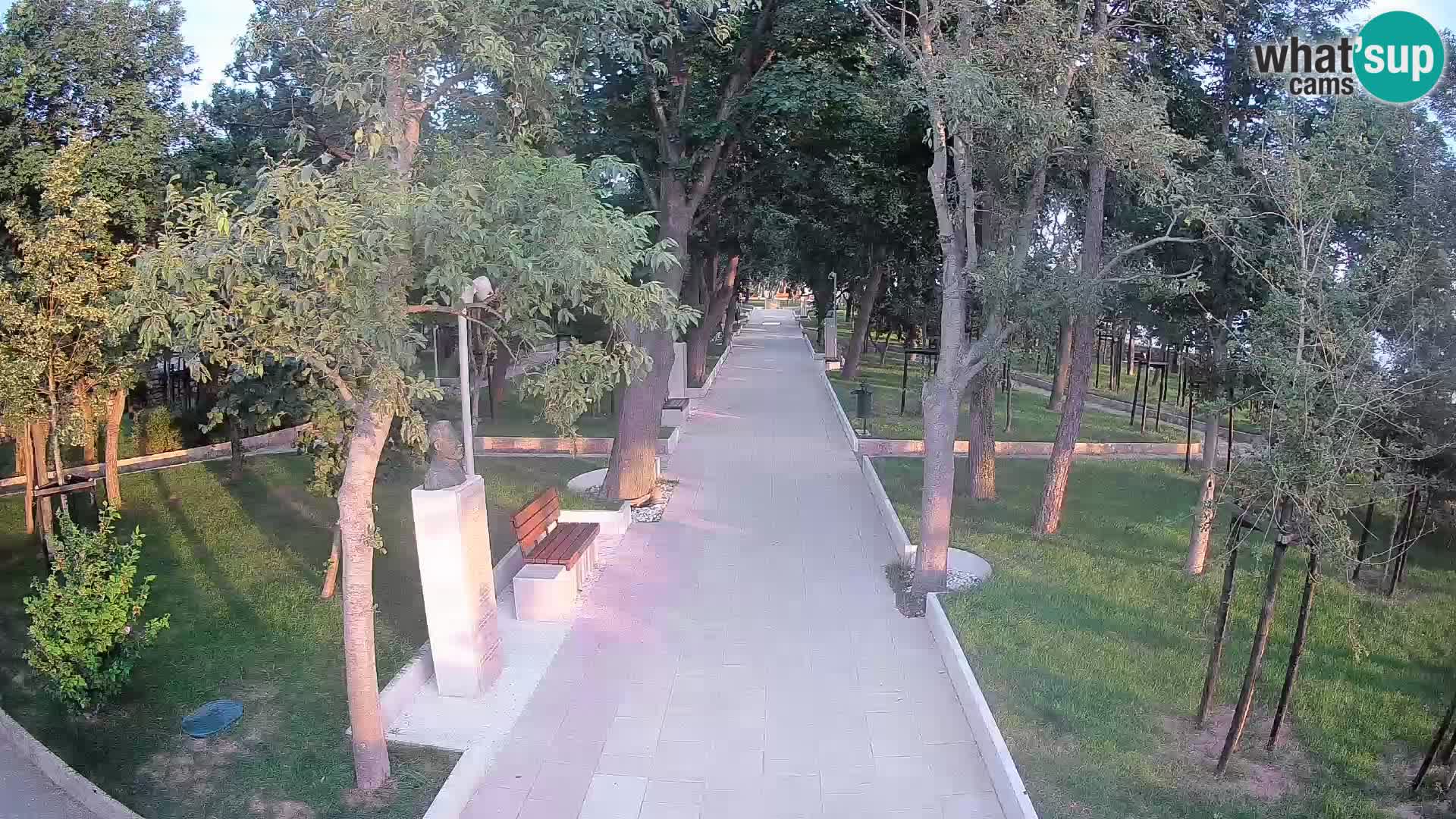 Writers’ Park Webcam Senj – Live by the Sea